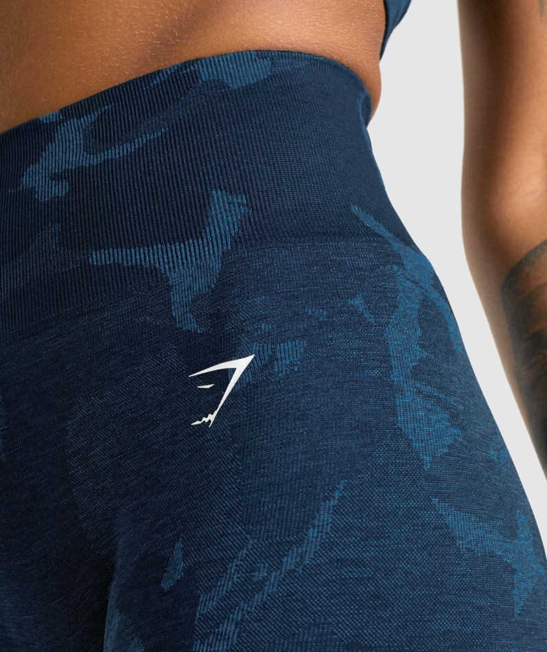 Gymshark Adapt Camo Sømløse Leggings Savanne-marine