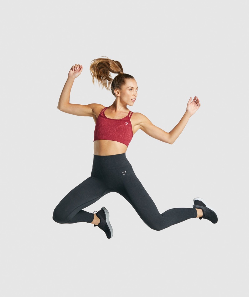 Gymshark Adapt Fleck Sømløse Leggings Mineral-svart