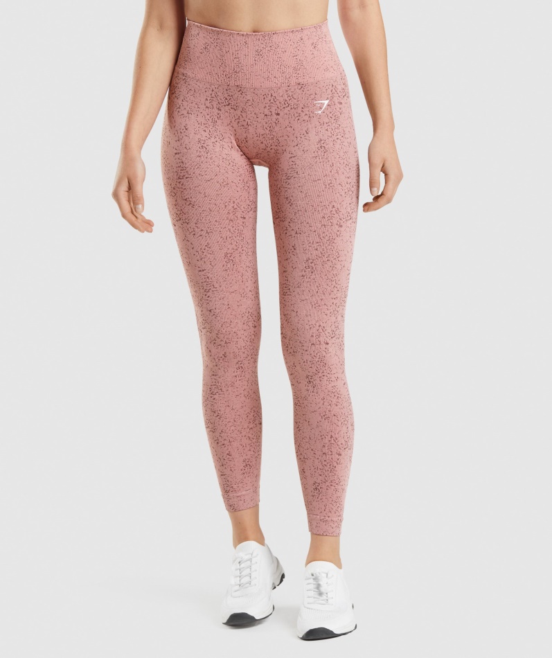 Gymshark Adapt Fleck Sømløse Leggings Mineral-paige Rosa