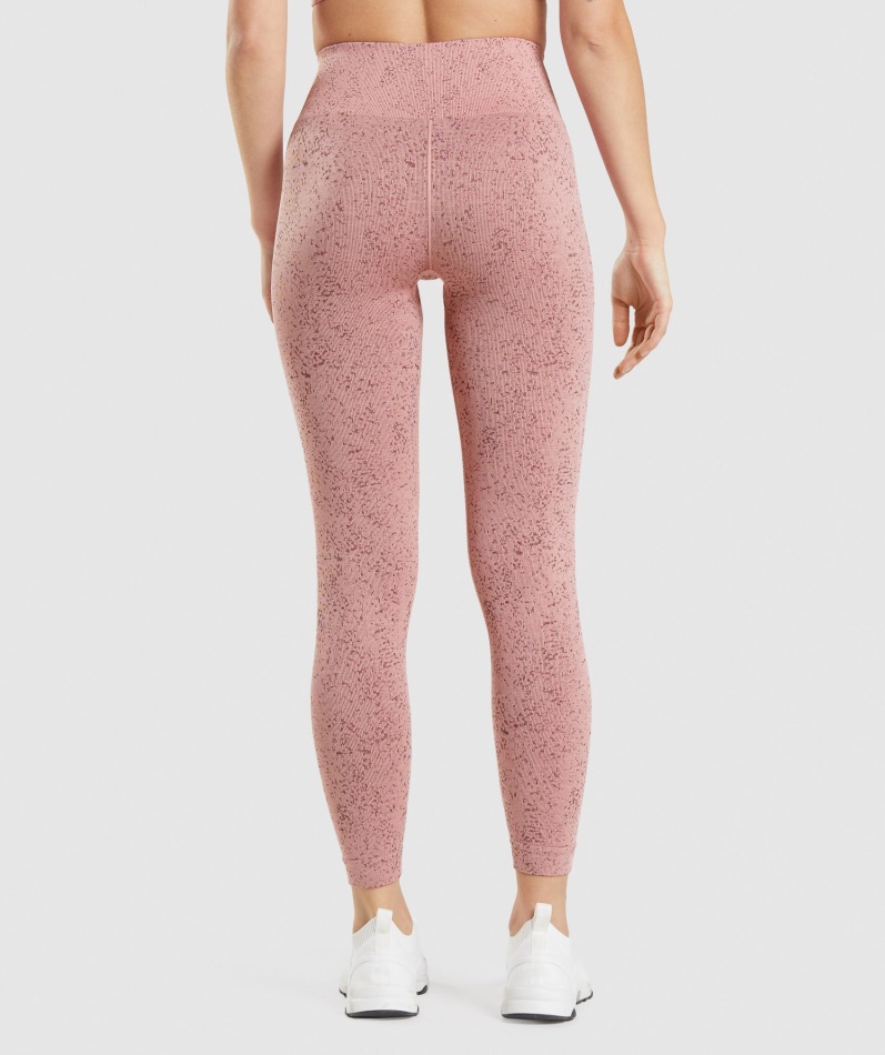 Gymshark Adapt Fleck Sømløse Leggings Mineral-paige Rosa