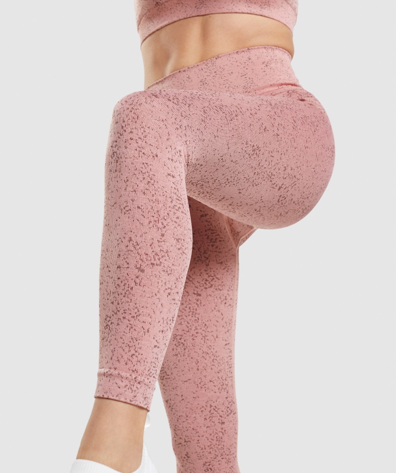 Gymshark Adapt Fleck Sømløse Leggings Mineral-paige Rosa