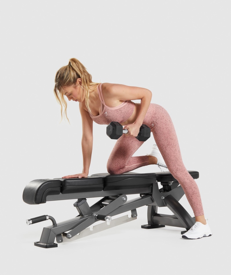 Gymshark Adapt Fleck Sømløs Sports-bh Mineral-paige Rosa