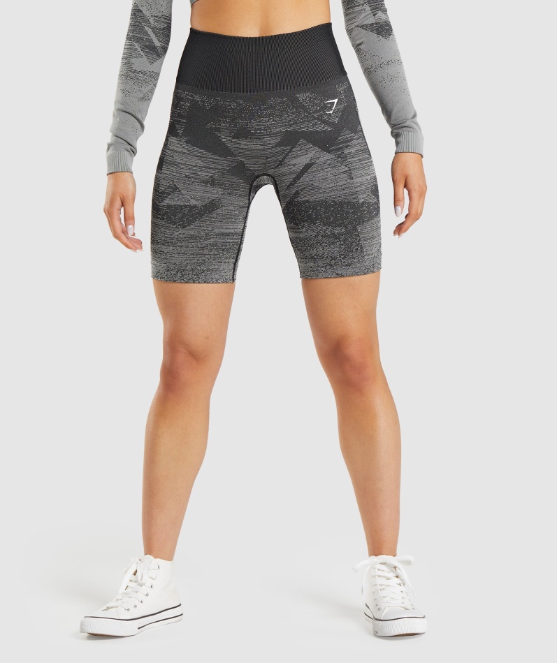 Gymshark Adapt Ombre Sømløse Shorts Triangel-svart