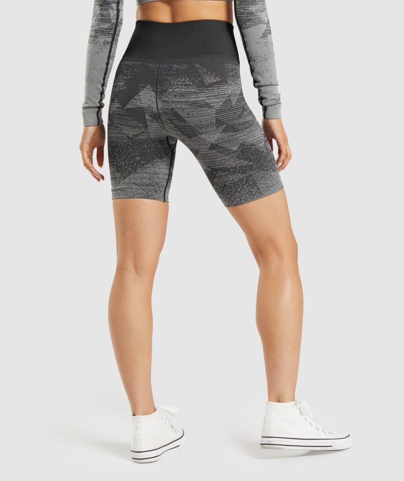 Gymshark Adapt Ombre Sømløse Shorts Triangel-svart