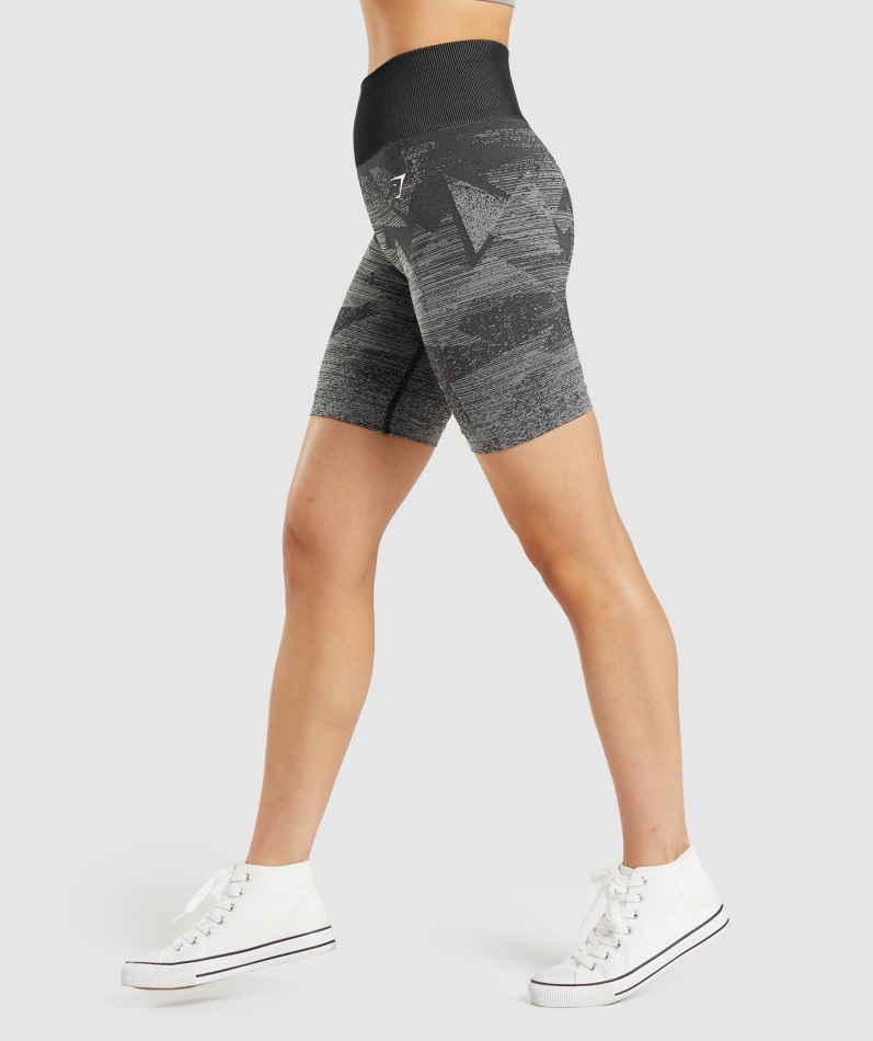 Gymshark Adapt Ombre Sømløse Shorts Triangel-svart