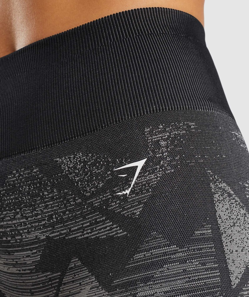 Gymshark Adapt Ombre Sømløse Shorts Triangel-svart