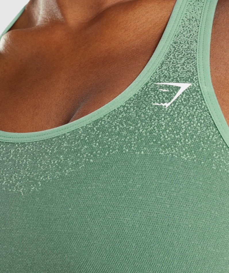 Gymshark Adapt Ombre Sømløs Sports-bh Grønn-lysegrønn