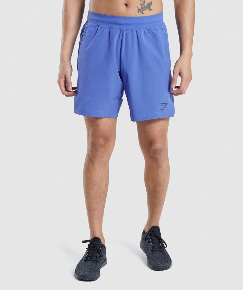 Gymshark Apex 8" Funksjonsshorts Baneblå