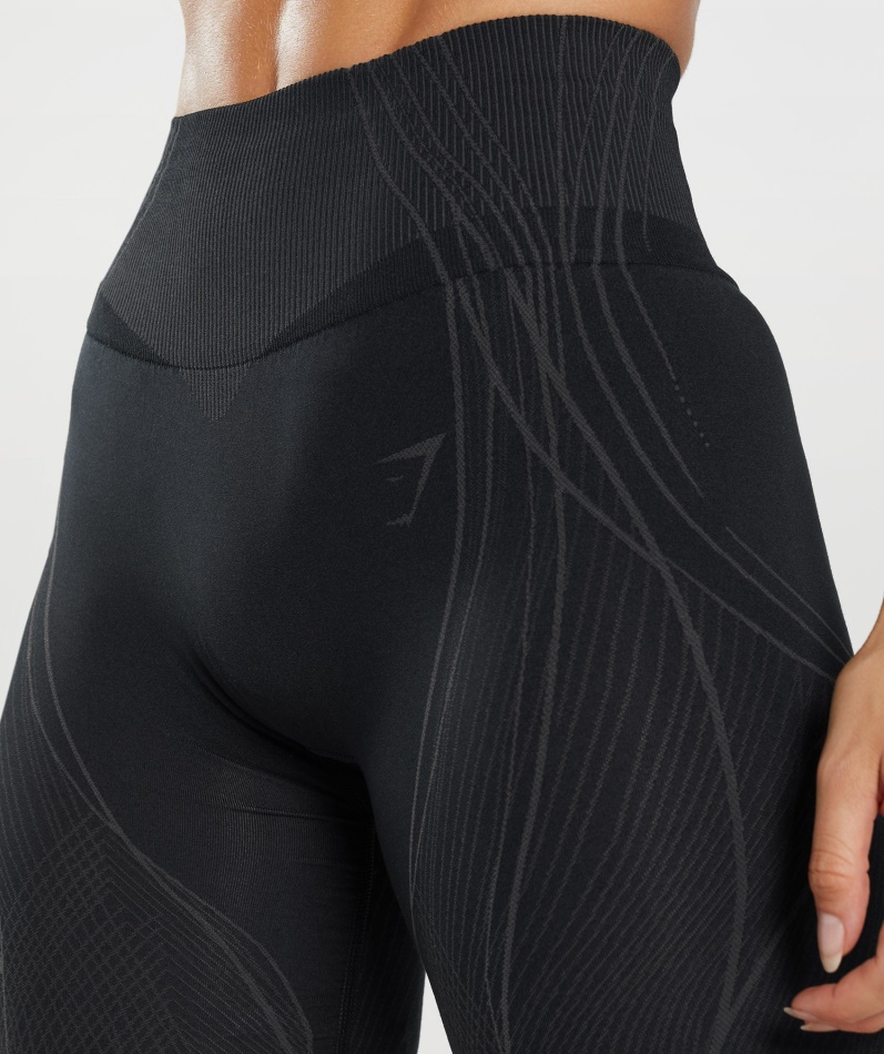 Gymshark Apex Sømløse Shorts Svart-onyx Grå