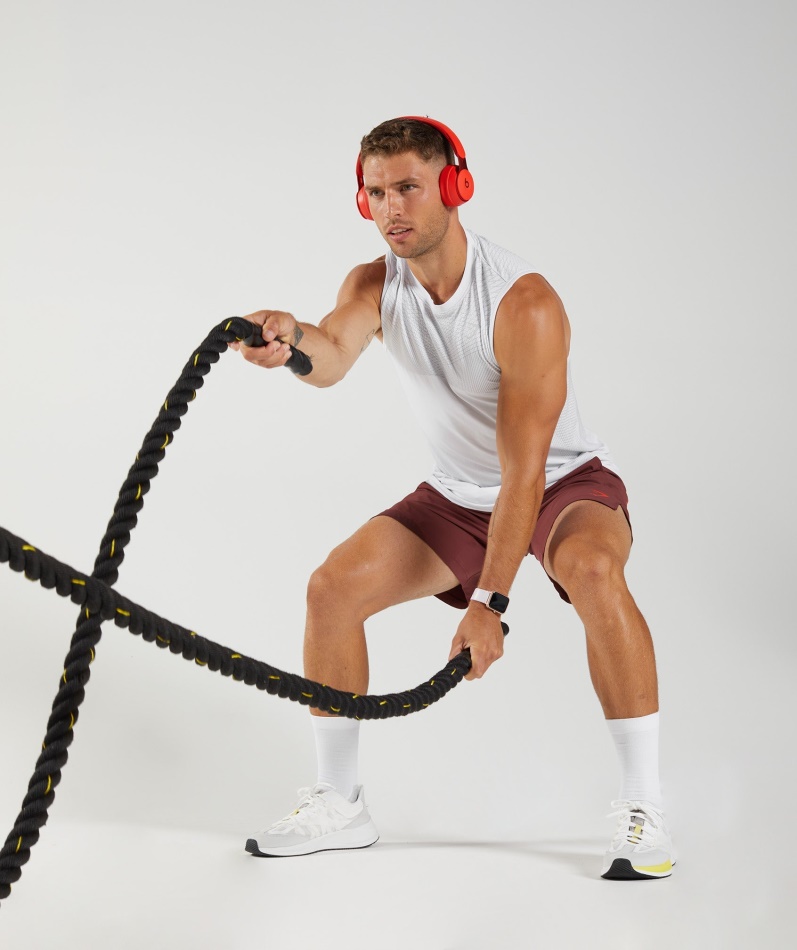 Gymshark Apex Sømløs Tank Hvit-lys Grå