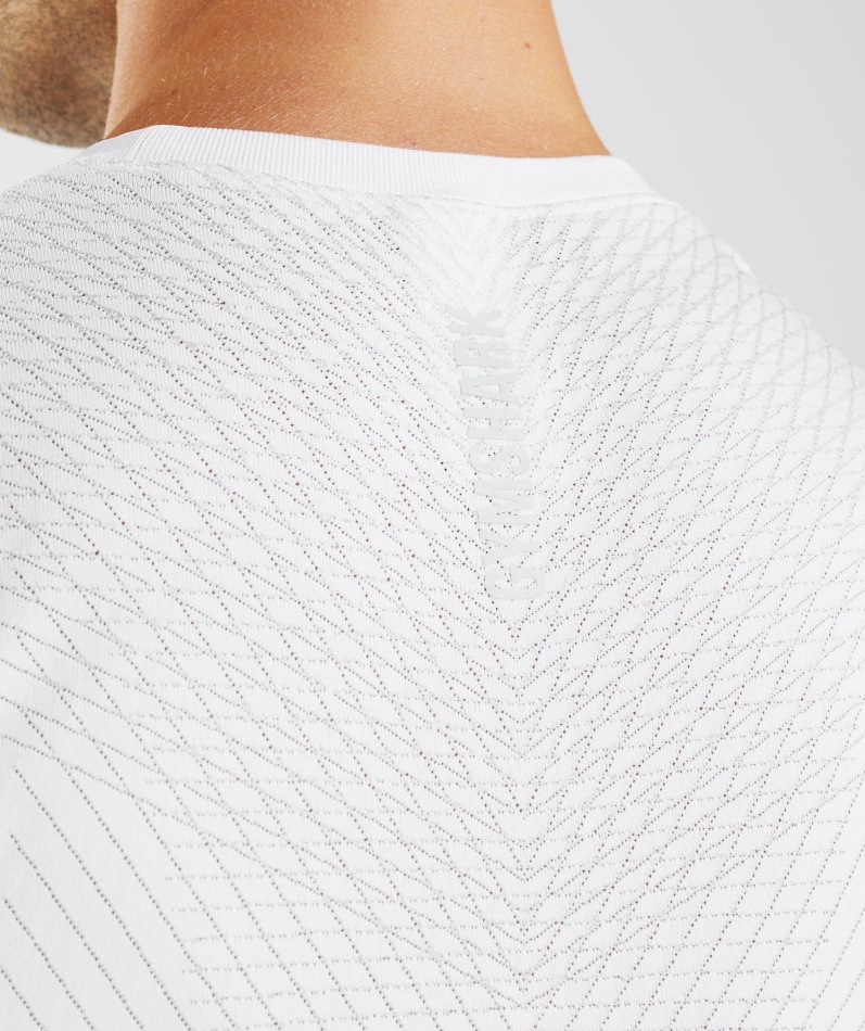 Gymshark Apex Sømløs Tank Hvit-lys Grå
