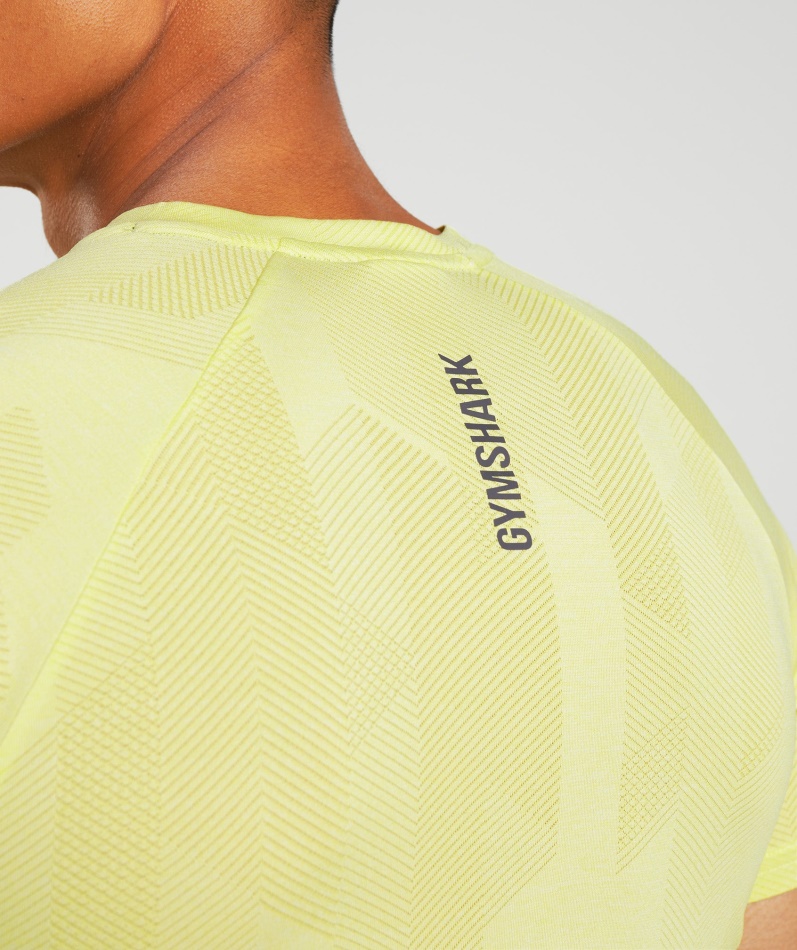 Gymshark Apex T-skjorte Firefly Grønn-hvit