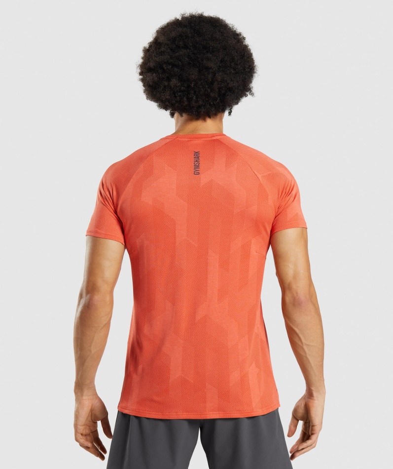 Gymshark Apex T-skjorte Krydret Oransje-papaya Oransje