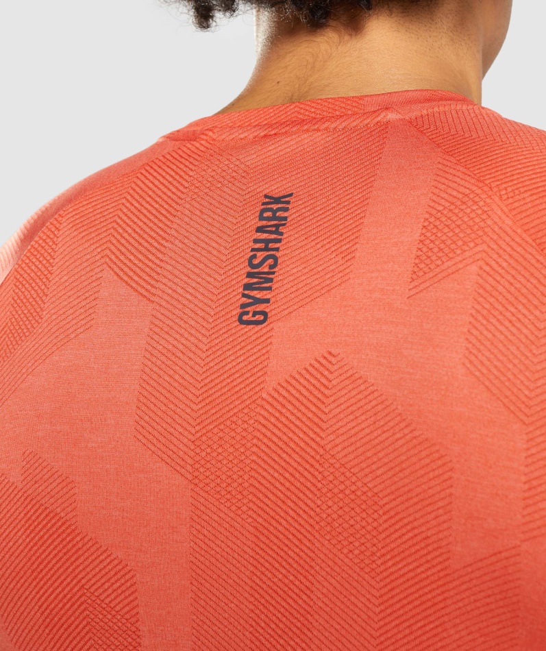 Gymshark Apex T-skjorte Krydret Oransje-papaya Oransje