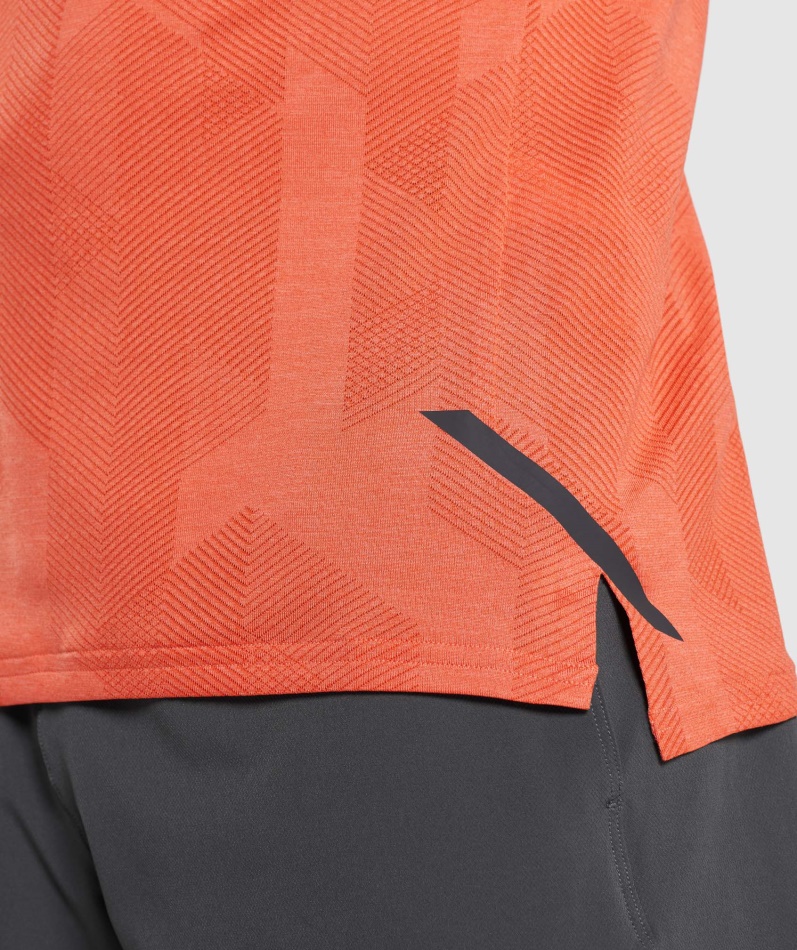 Gymshark Apex T-skjorte Krydret Oransje-papaya Oransje