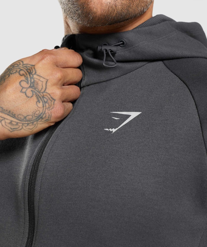 Gymshark Apex Teknisk Jakke Onyx Grå
