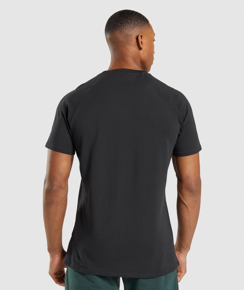 Gymshark Apollo Camo T-skjorte Svart