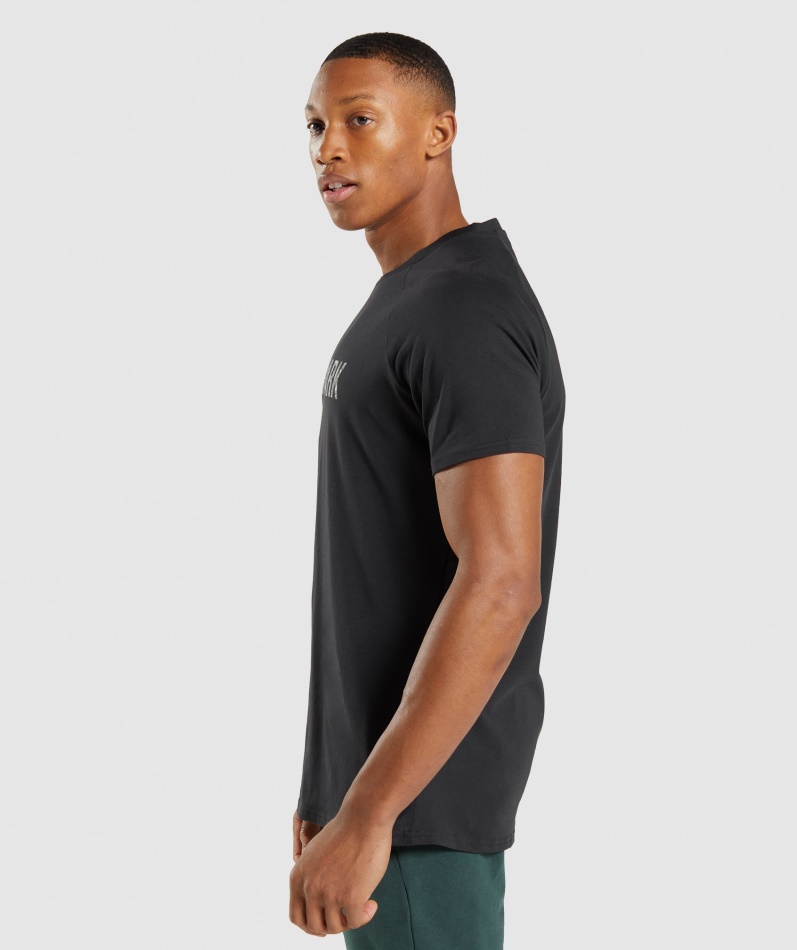 Gymshark Apollo Camo T-skjorte Svart