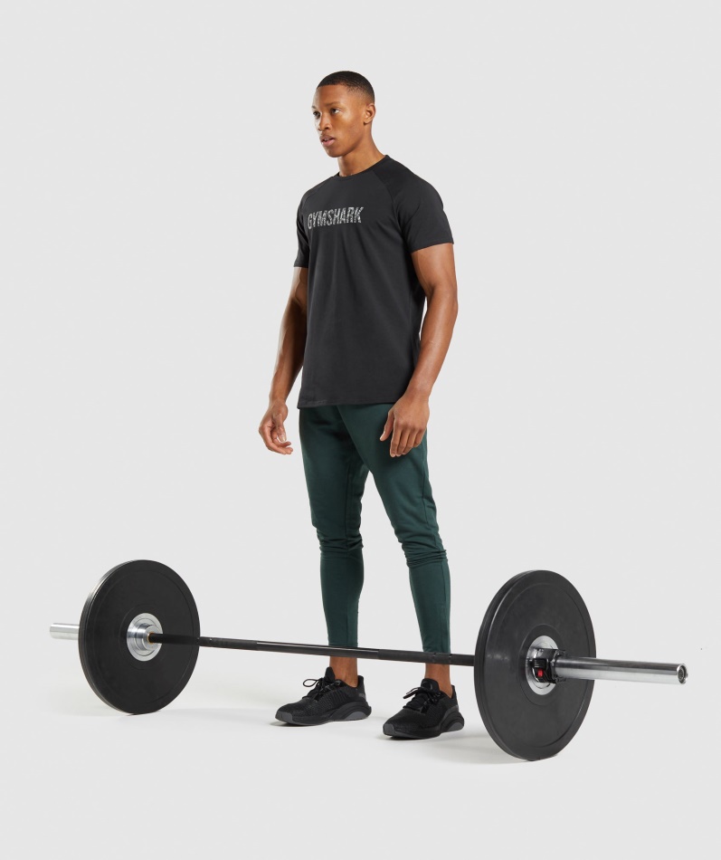 Gymshark Apollo Camo T-skjorte Svart