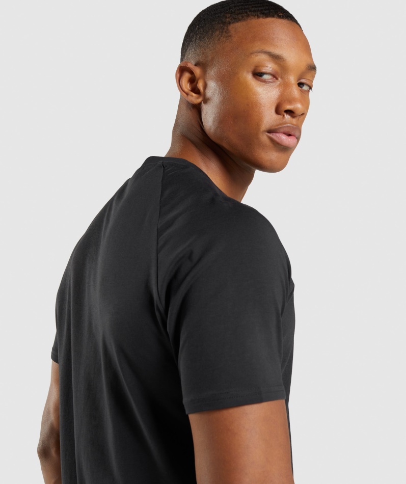 Gymshark Apollo Camo T-skjorte Svart