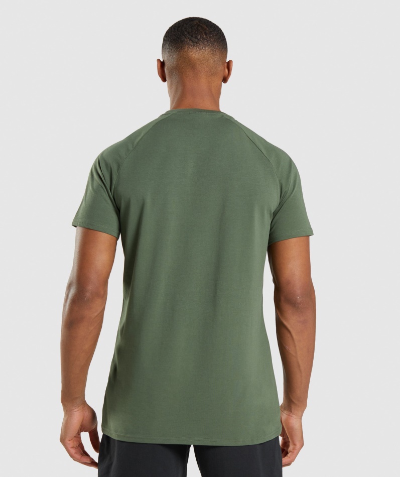 Gymshark Apollo Camo T-skjorte Camo Grønn