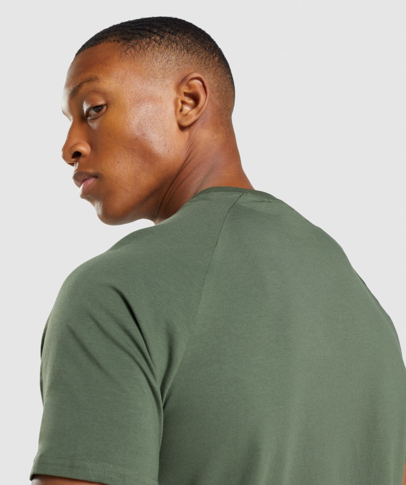 Gymshark Apollo Camo T-skjorte Camo Grønn
