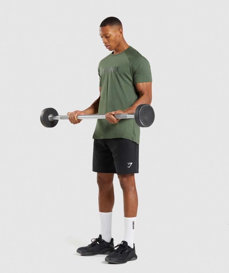 Gymshark Apollo Camo T-skjorte Camo Grønn