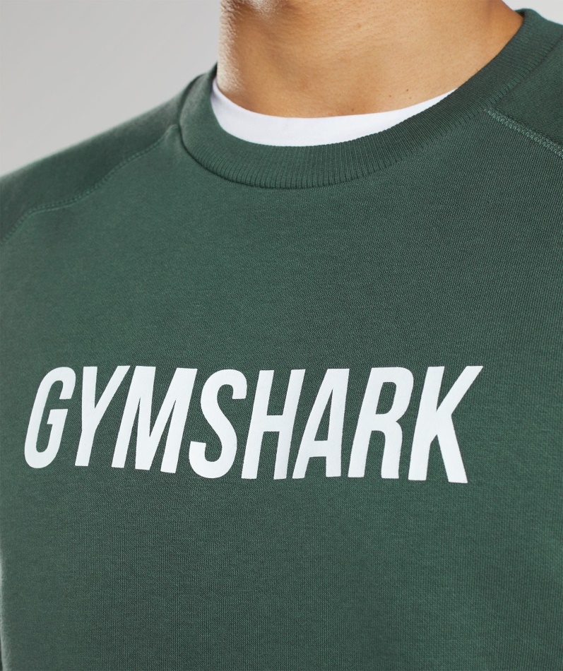 Gymshark Apollo Crew Obsidian Green