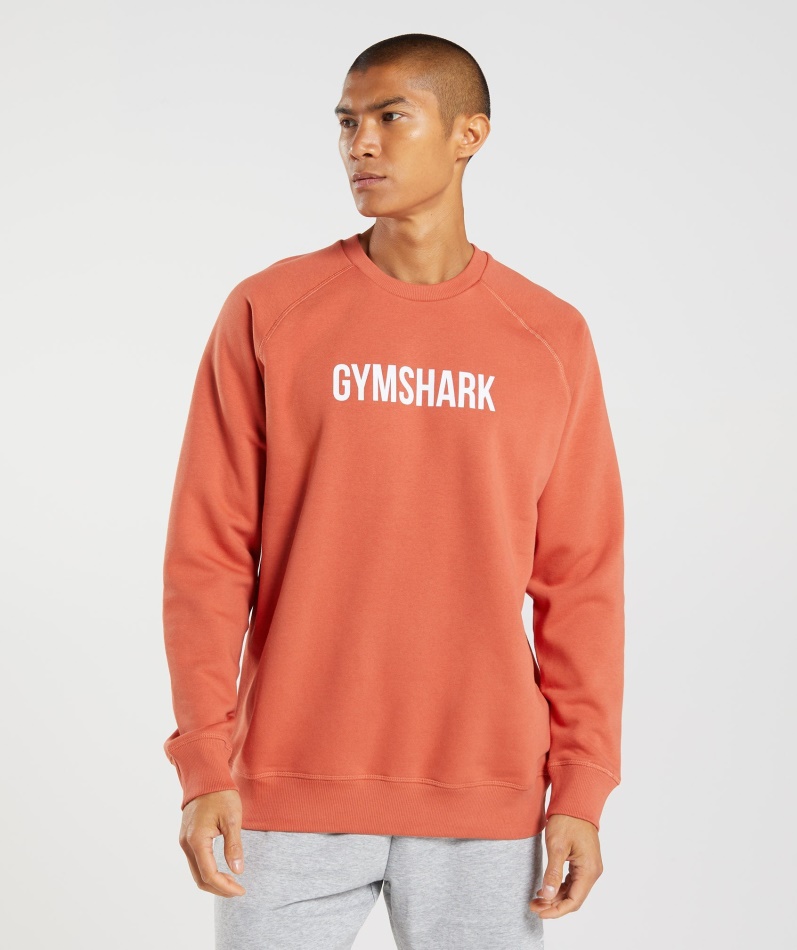 Gymshark Apollo Mannskap Storm Rød