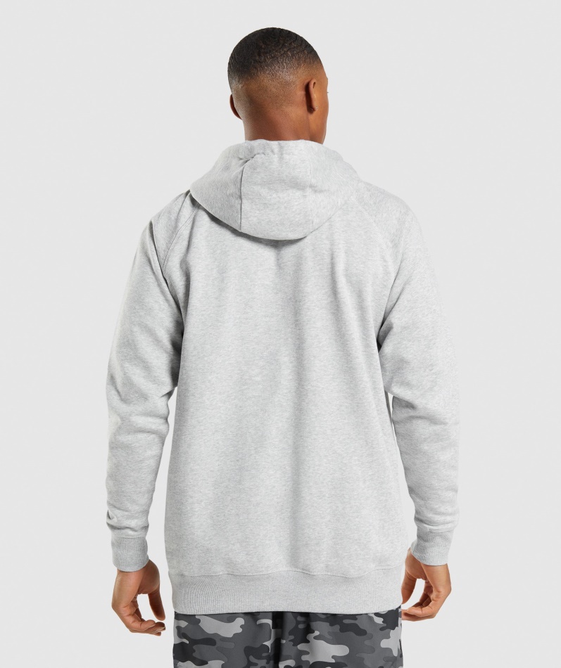 Gymshark Apollo Hettegenser Lys Grå Core Merg