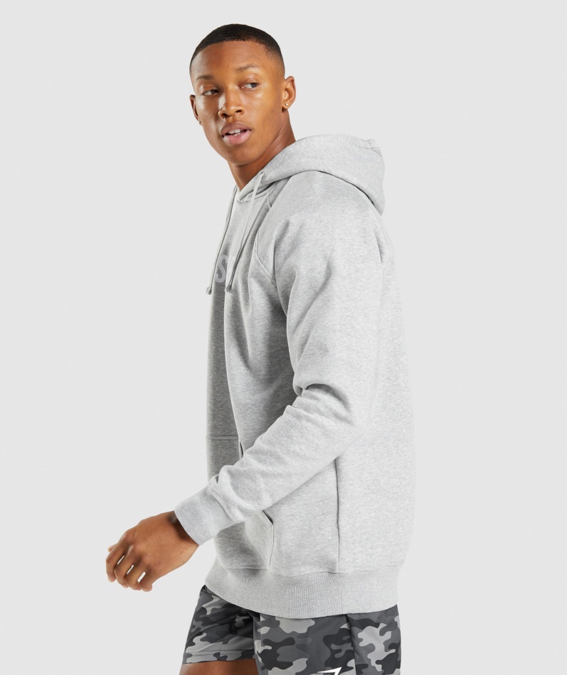 Gymshark Apollo Hettegenser Lys Grå Core Merg
