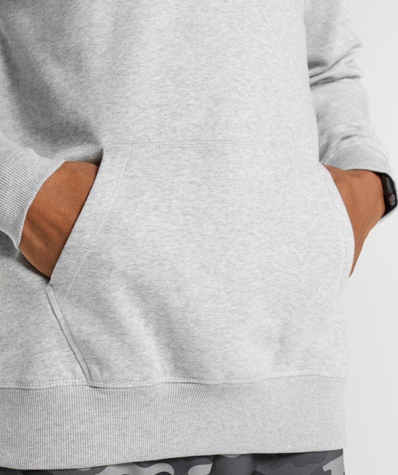 Gymshark Apollo Hettegenser Lys Grå Core Merg