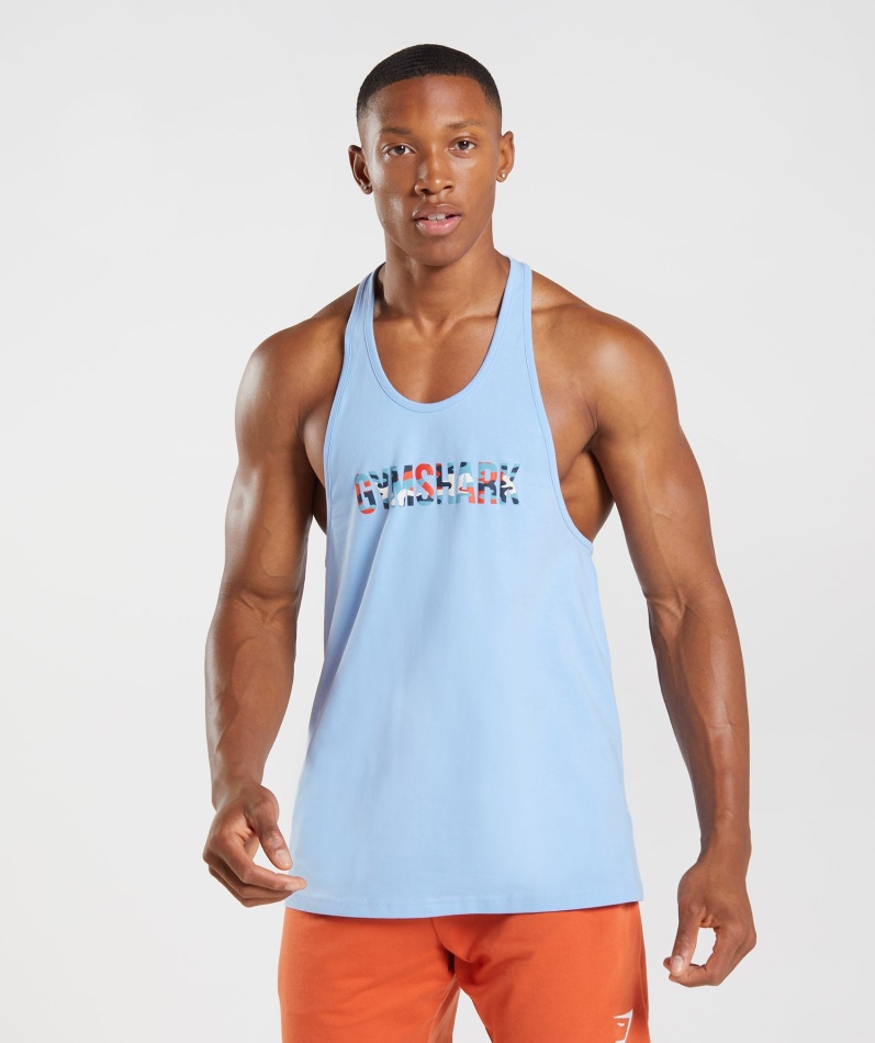 Gymshark Apollo Infill Stringer Månestein Blå