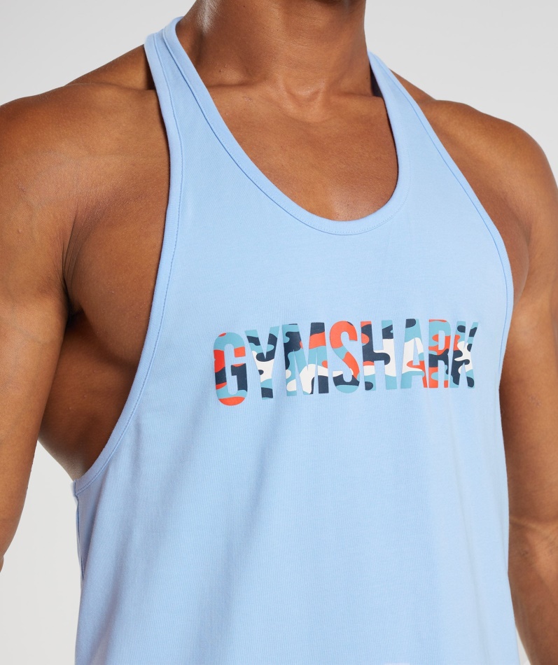 Gymshark Apollo Infill Stringer Månestein Blå