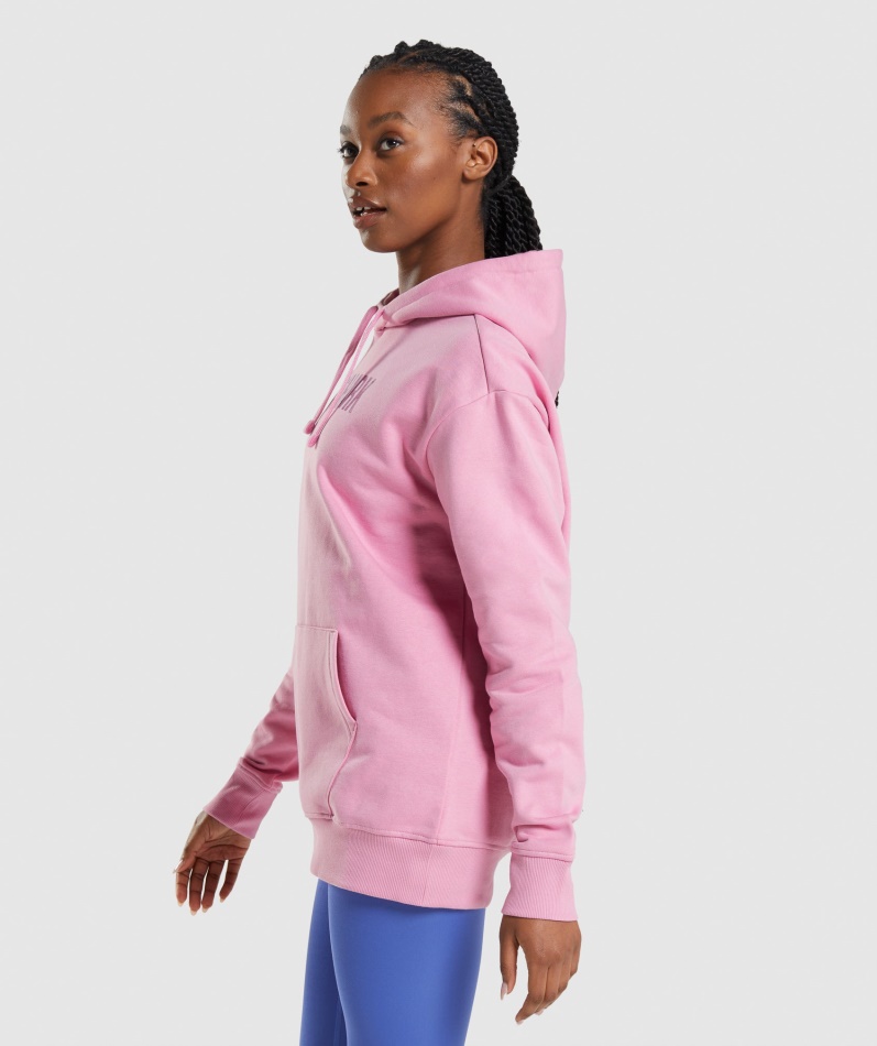 Gymshark Apollo Oversized Hettegenser Sorbet Rosa