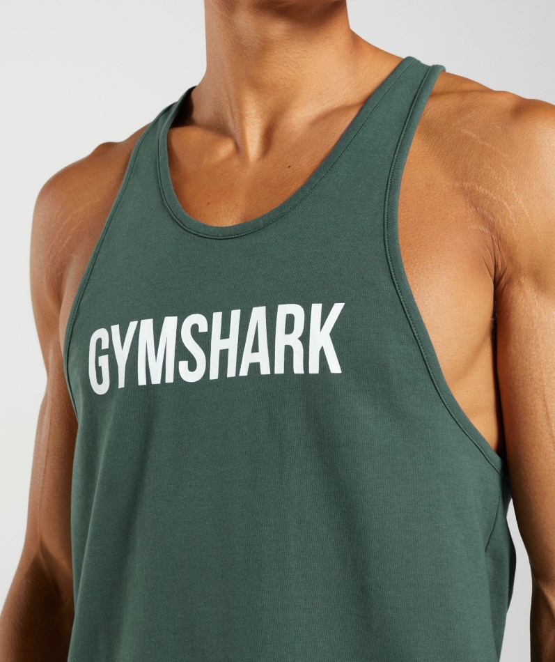 Gymshark Apollo Stringer Obsidian Green