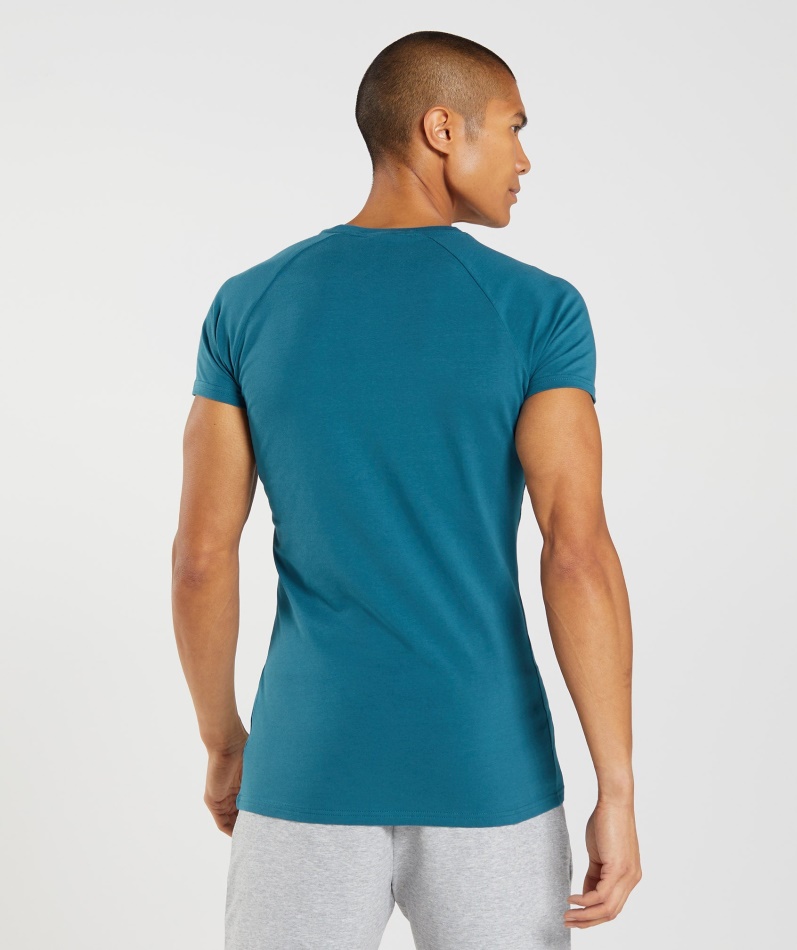 Gymshark Apollo T-skjorte Atlantic Blue