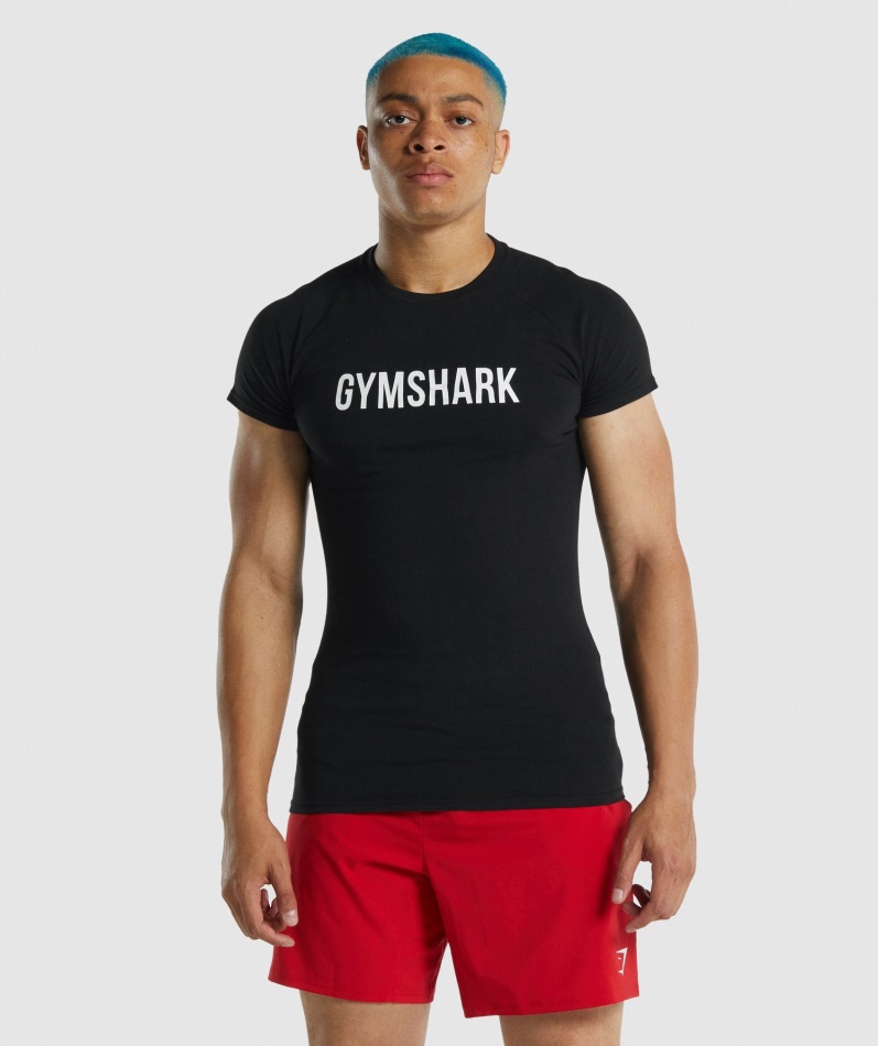 Gymshark Apollo T-skjorte Svart