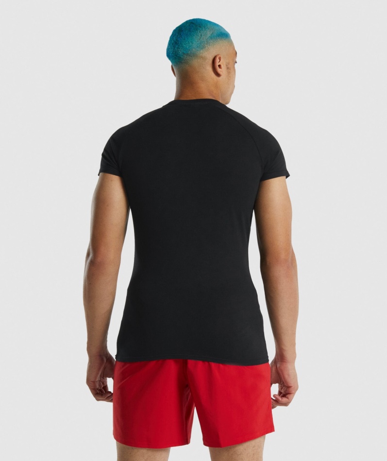 Gymshark Apollo T-skjorte Svart