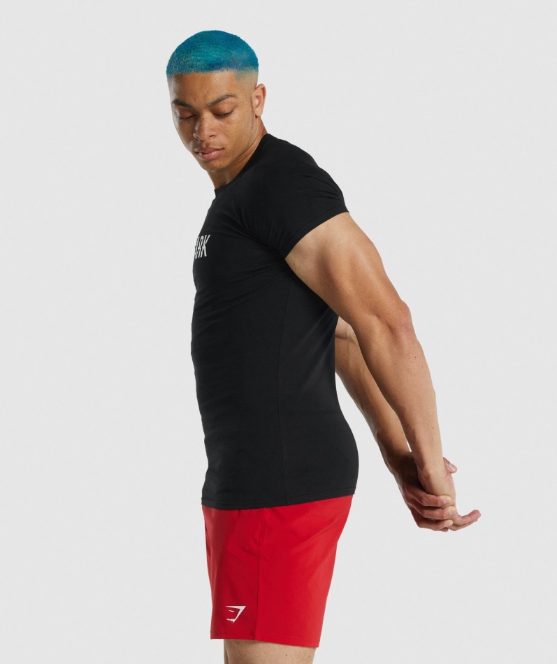 Gymshark Apollo T-skjorte Svart