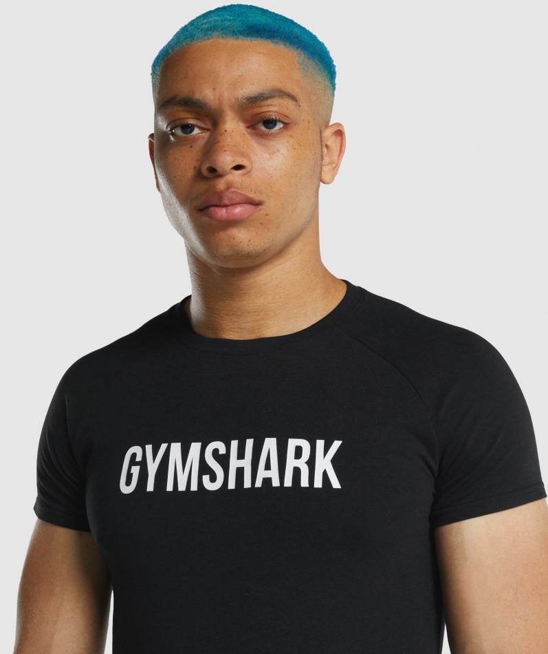 Gymshark Apollo T-skjorte Svart