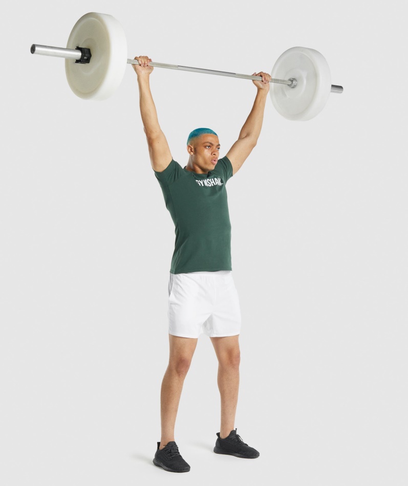 Gymshark Apollo T-skjorte Mørkegrønn