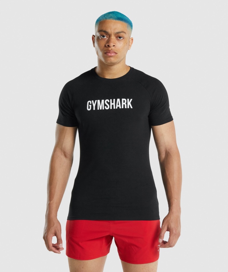 Gymshark Apollo T-skjorte Herre Svart
