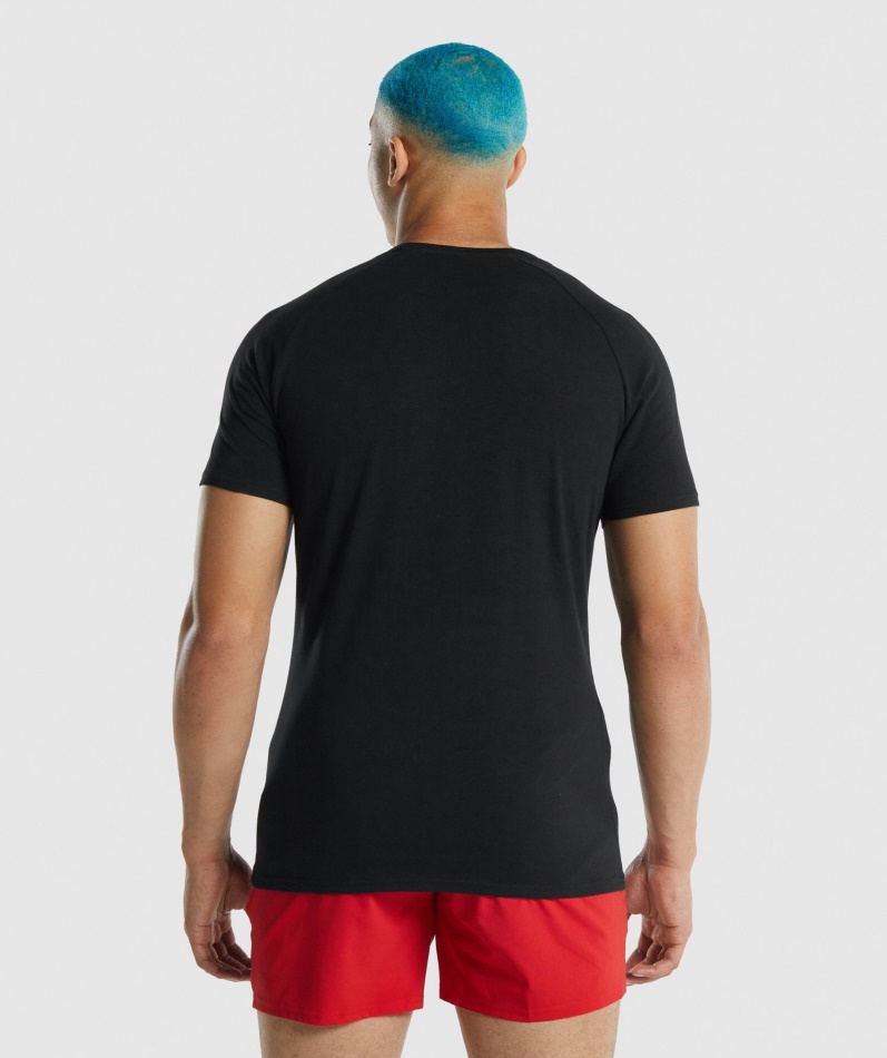 Gymshark Apollo T-skjorte Herre Svart