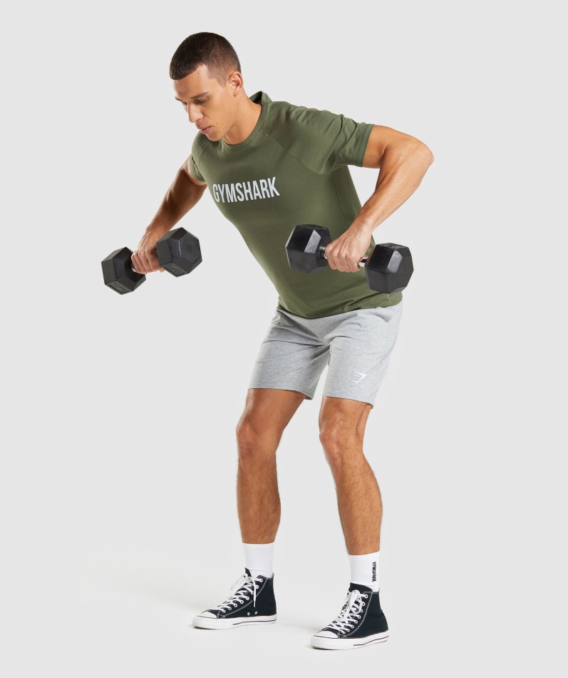 Gymshark Apollo T-skjorte Herre Core Oliven