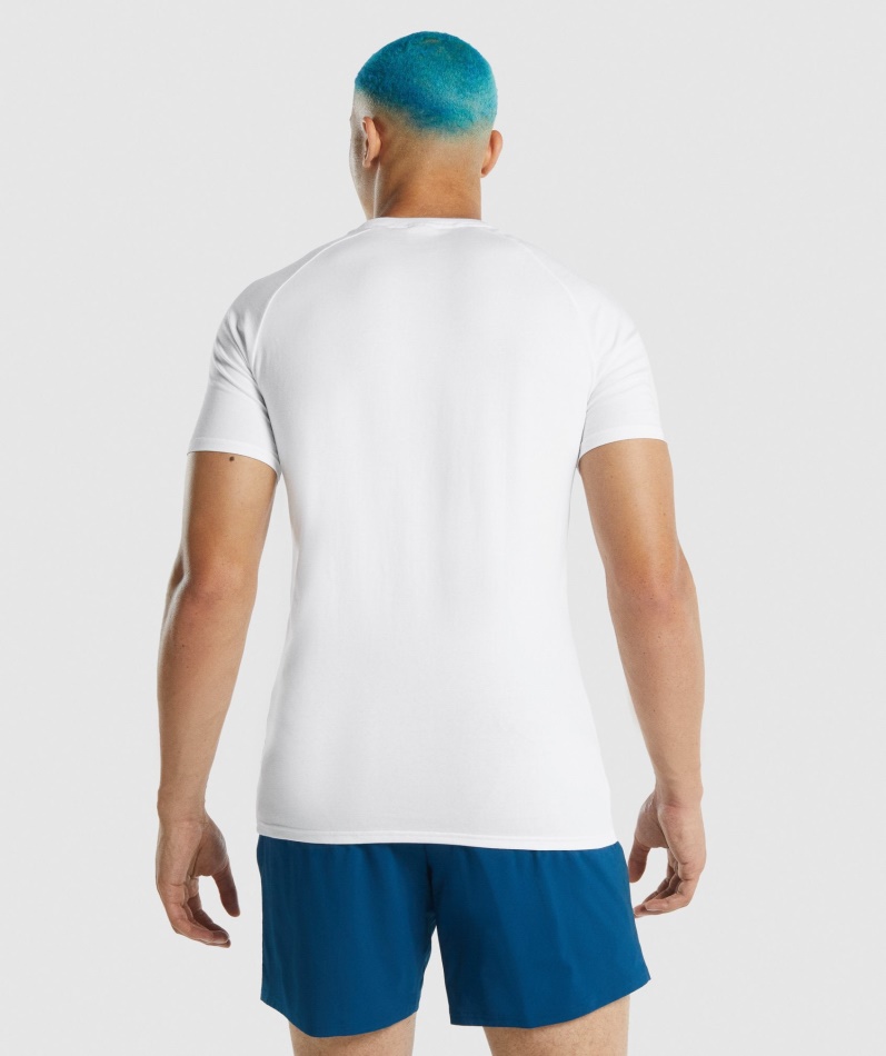 Gymshark Apollo T-skjorte Herre Hvit