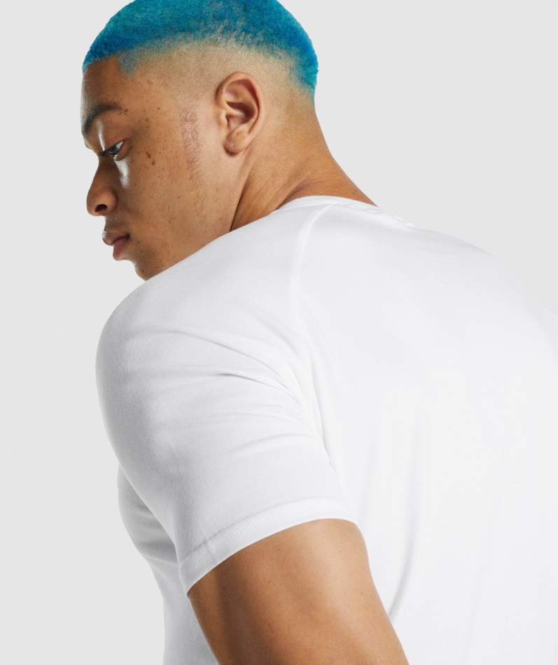 Gymshark Apollo T-skjorte Herre Hvit
