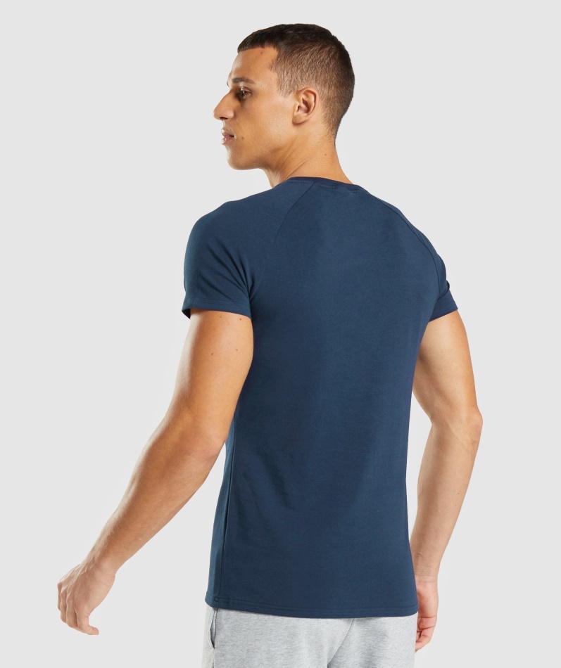 Gymshark Apollo T-skjorte Marine