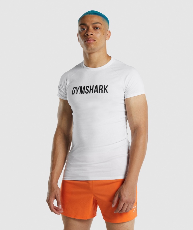 Gymshark Apollo T-skjorte Hvit
