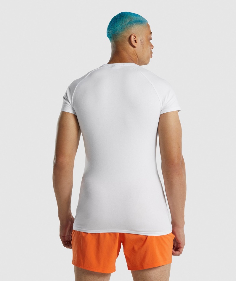 Gymshark Apollo T-skjorte Hvit